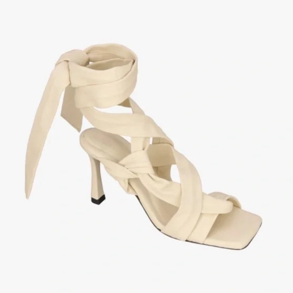Zara Lace Up Leather Sandals (Limited Edition)